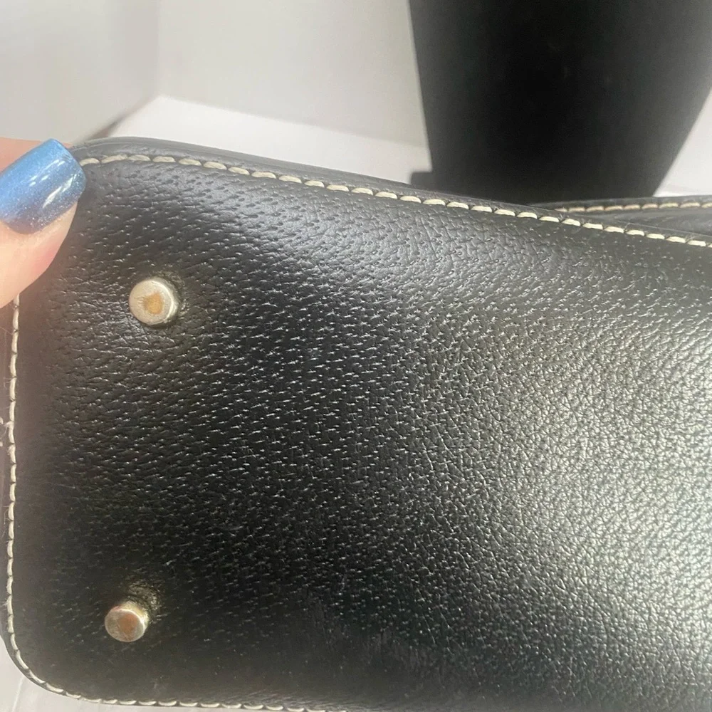 Kate Spade Black Leather Wellesley Satchel